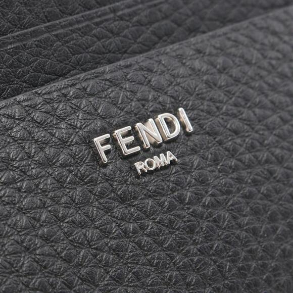 FENDI Black Leather Card Holder - Picture 5 of 5